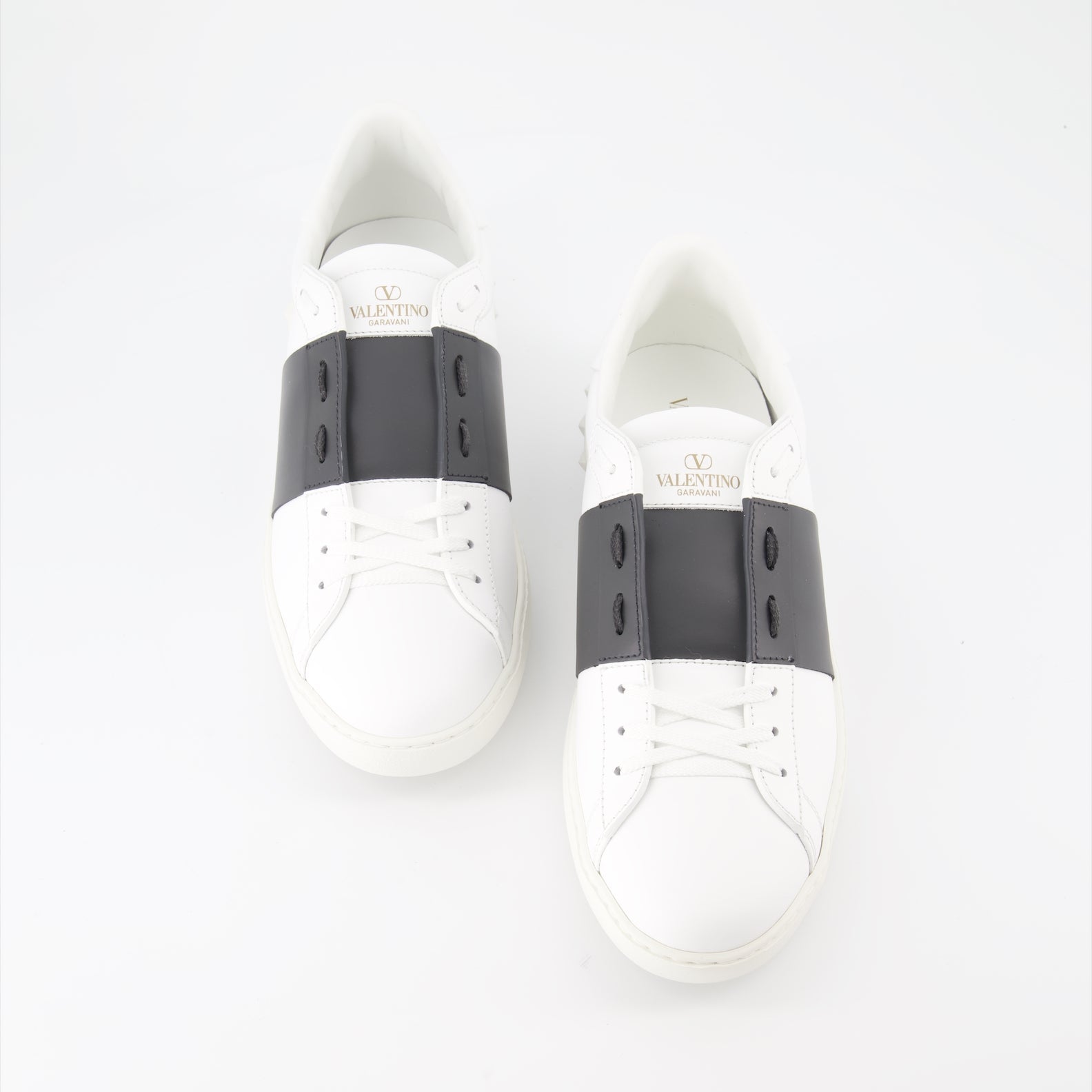 Baskets Open Blanches et Noires