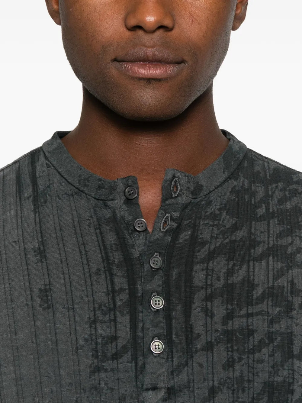 Image of Long Sleeve T-Shirt T-A-L-L-Y by Diesel for Men - Season Autumn-Winter 2025 - Model View 4