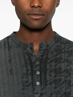 Image of Long Sleeve T-Shirt T-A-L-L-Y by Diesel for Men - Season Autumn-Winter 2025 - Model View 4
