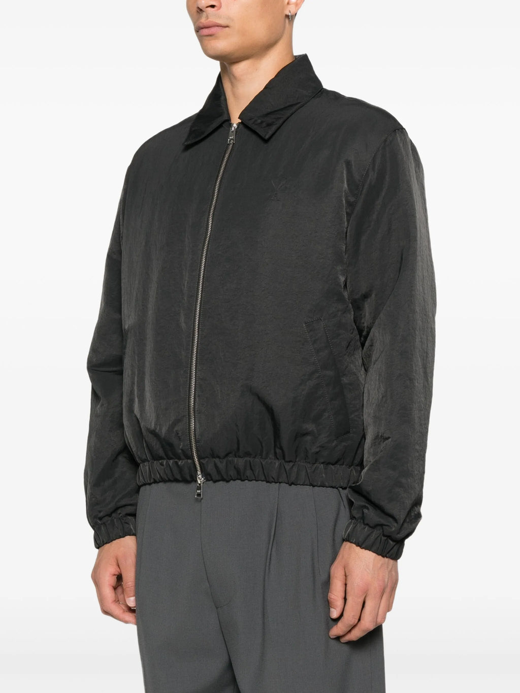 Image of Zipped Jacket AMI de Coeur by Ami PARIS for Men - Season Autumn-Winter 2025 - Model view 2