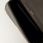 Loulou Large bag, Saint Laurent bag, brown leather handbag, luxury accessory, fashionable handbag