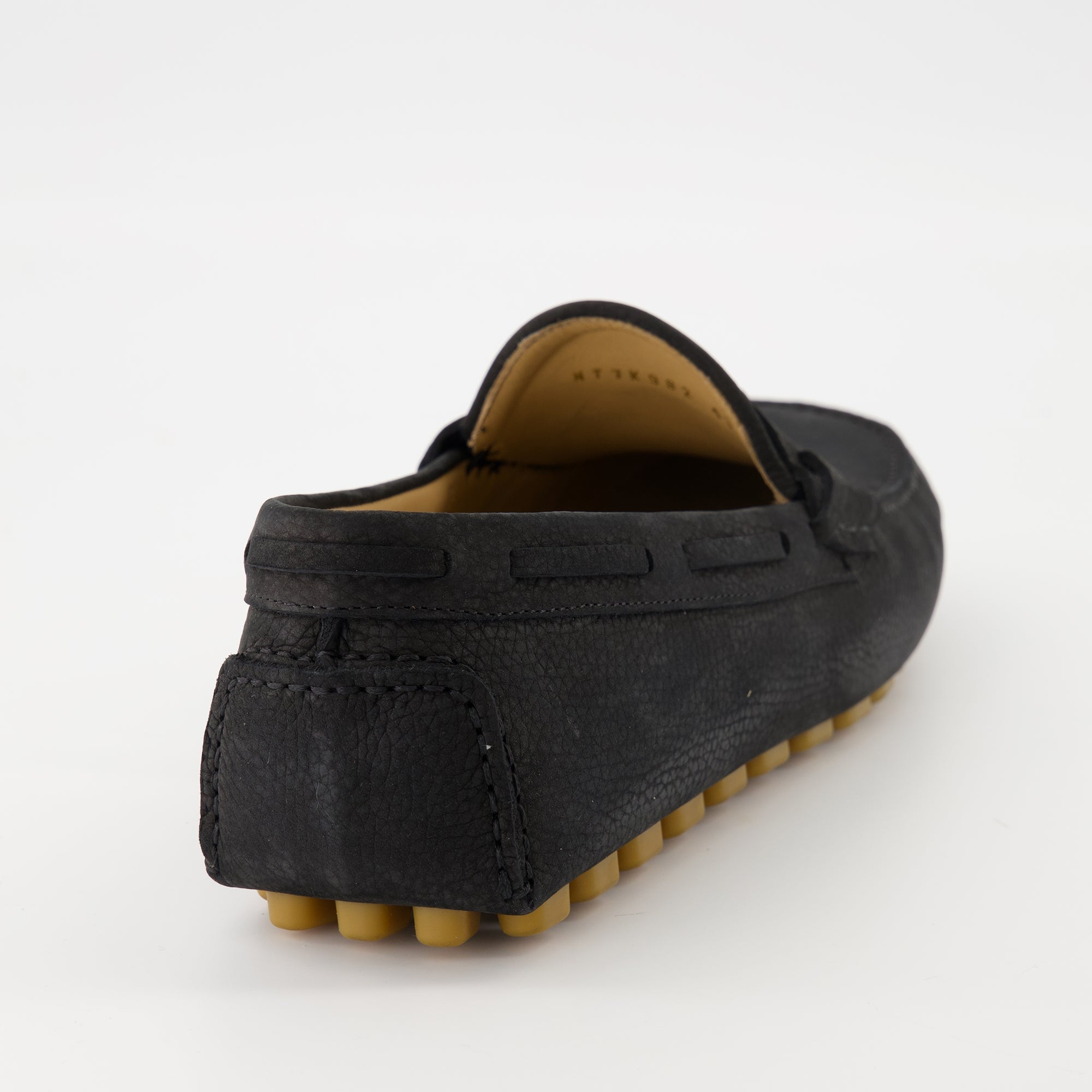 Valentino loafers, Driver Fastaway, black calf leather shoes, VLogo Signature, men's footwear
