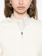 지퍼 코튼 재킷