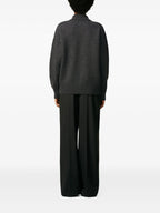 Long Sleeve Wool Polo