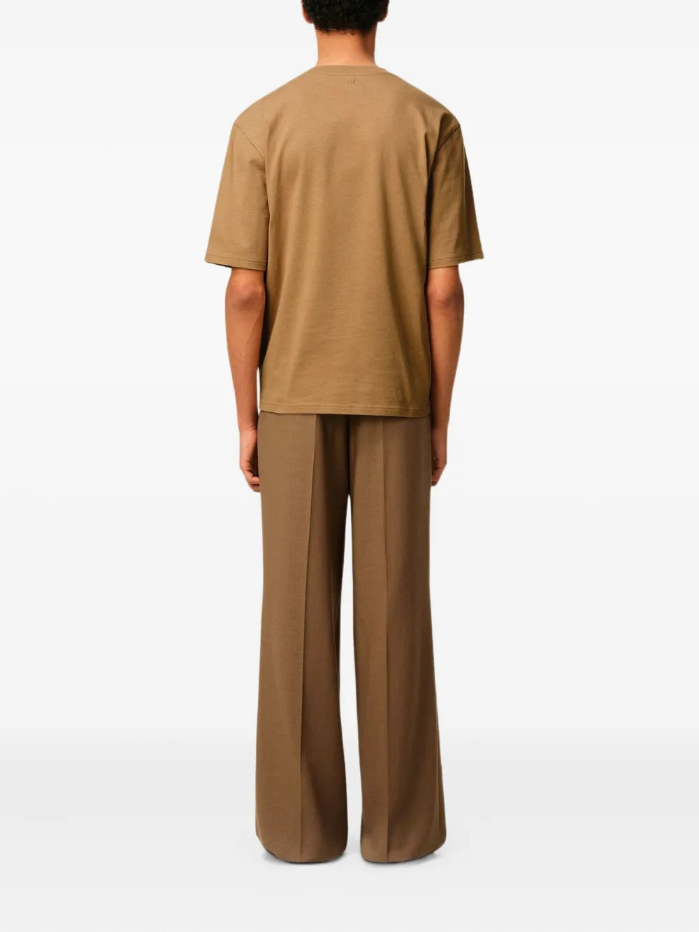 T-Shirt de Algodão Castanho