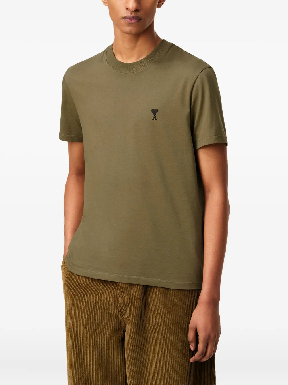 アミ・パリのメンズのためのアミ・デ・クールTシャツの画像 - 秋冬2025シーズン - 詳細ビュー7