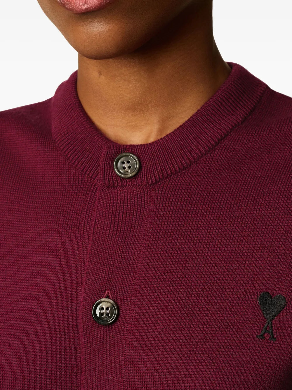 Bordeaux Cardigan AMI de Coeur