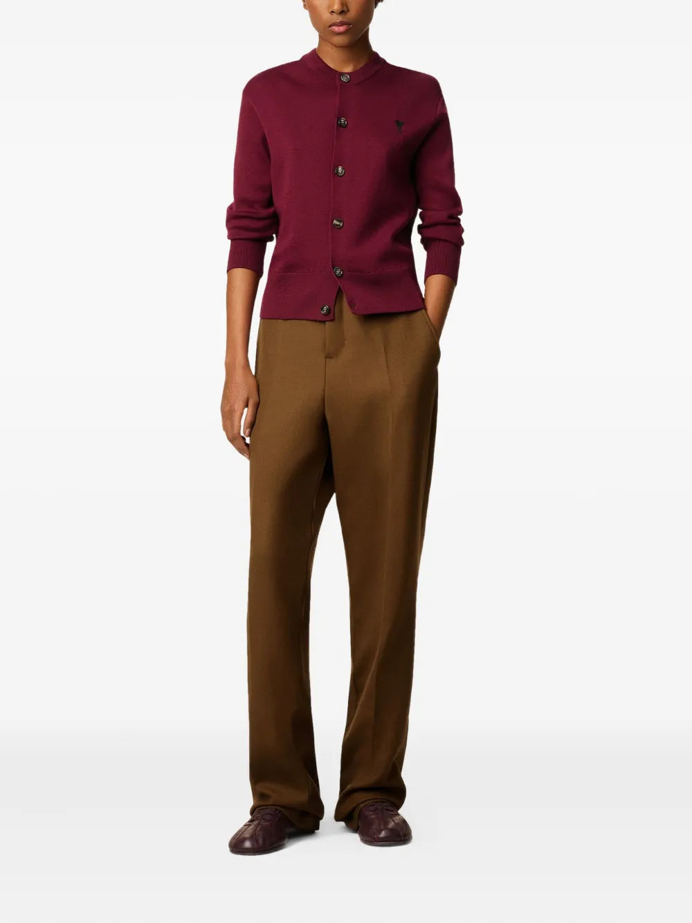 Bordeaux Cardigan AMI de Coeur