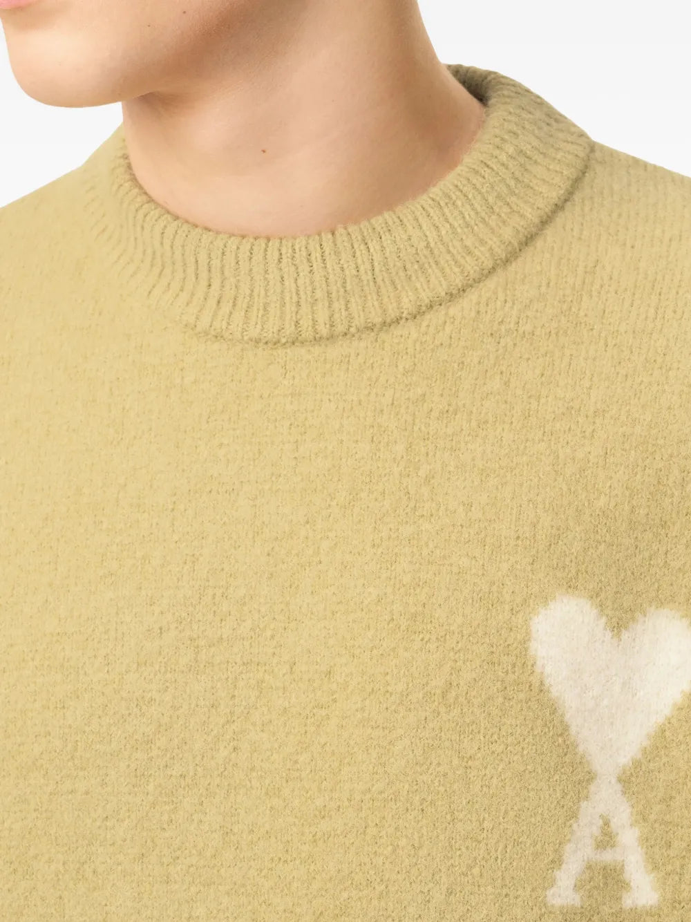 Ami de coeur Yellow Knit Sweater
