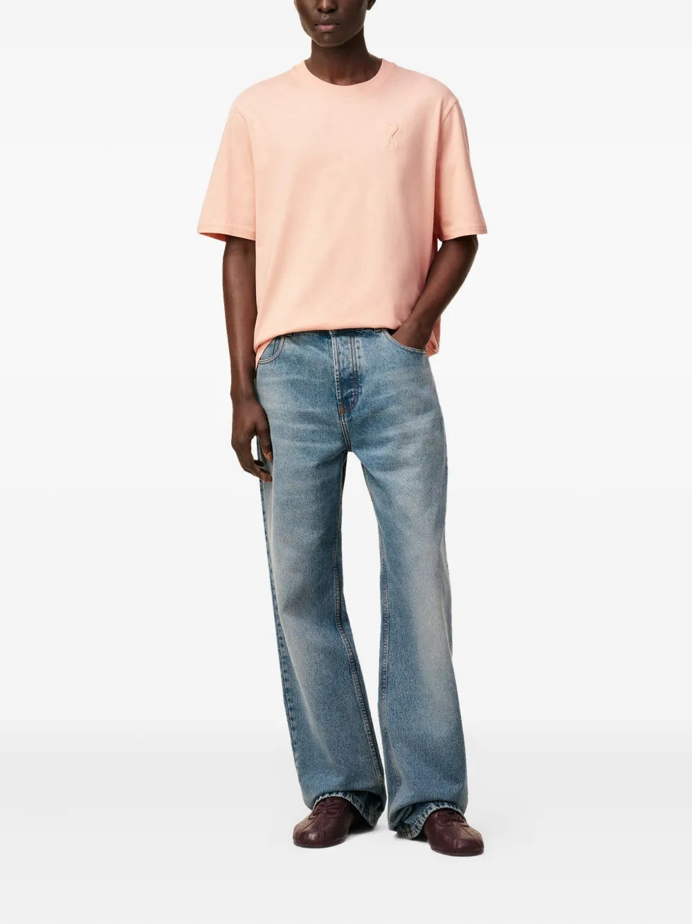 T-shirt Logo Rose Clair