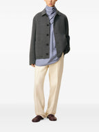 Veste Boule en Laine Grise