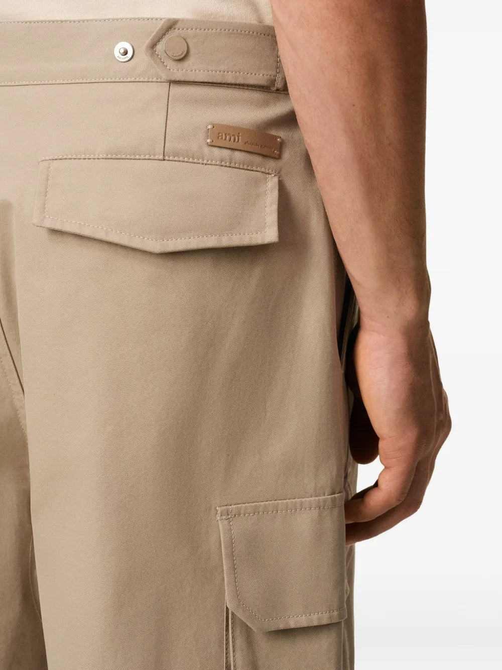 Beige Cargo Pants