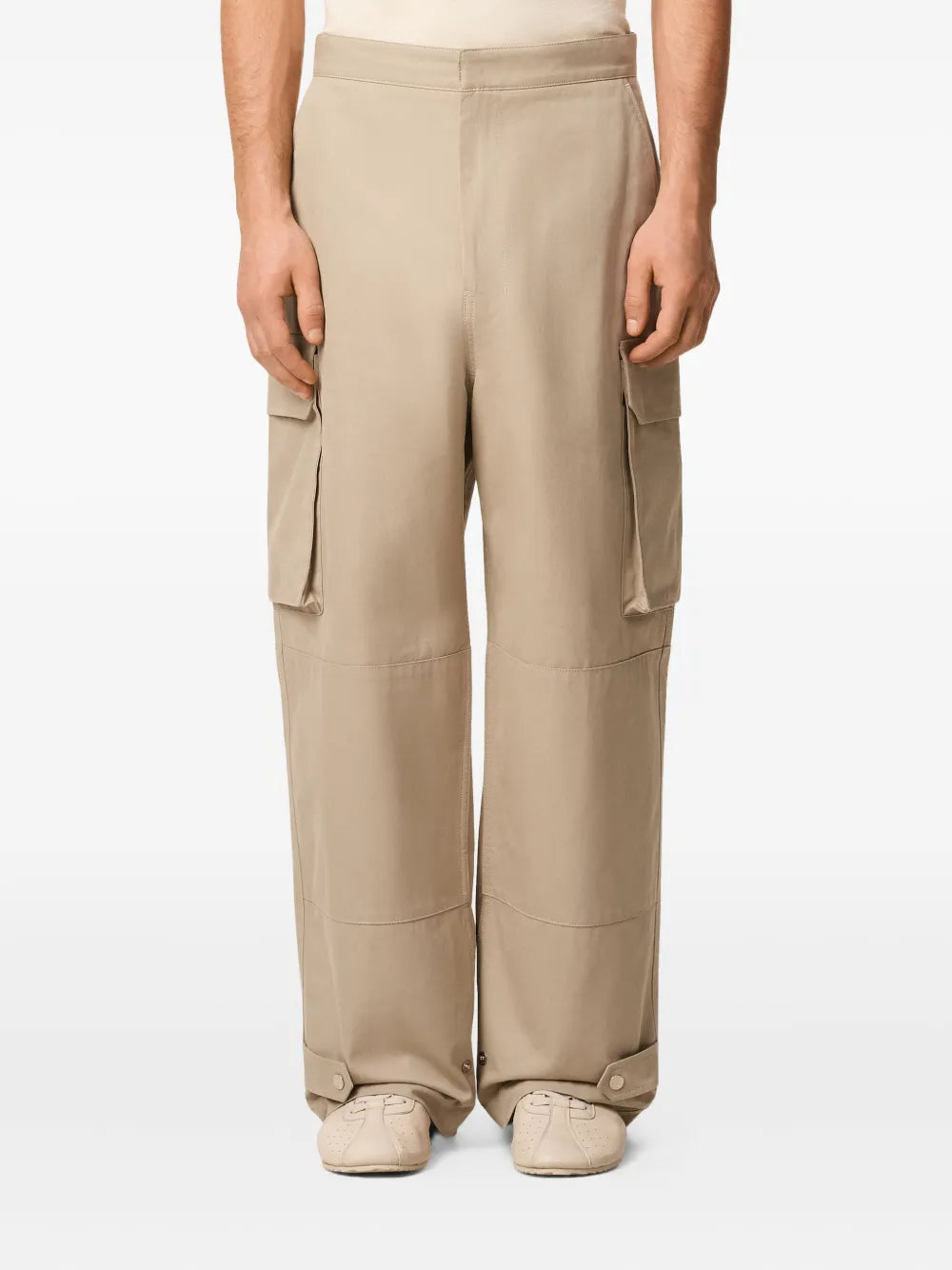 Beige Cargo Pants