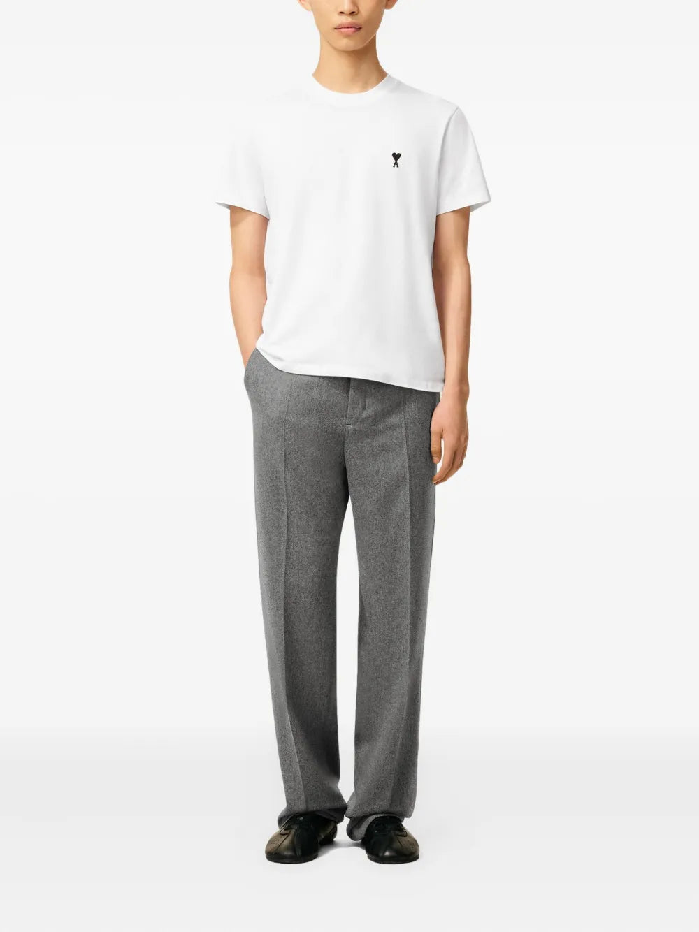 남성을 위한 Ami PARIS의 Ami de coeur 티셔츠 이미지 - 2025 가을-겨울 시즌 - 후면 보기