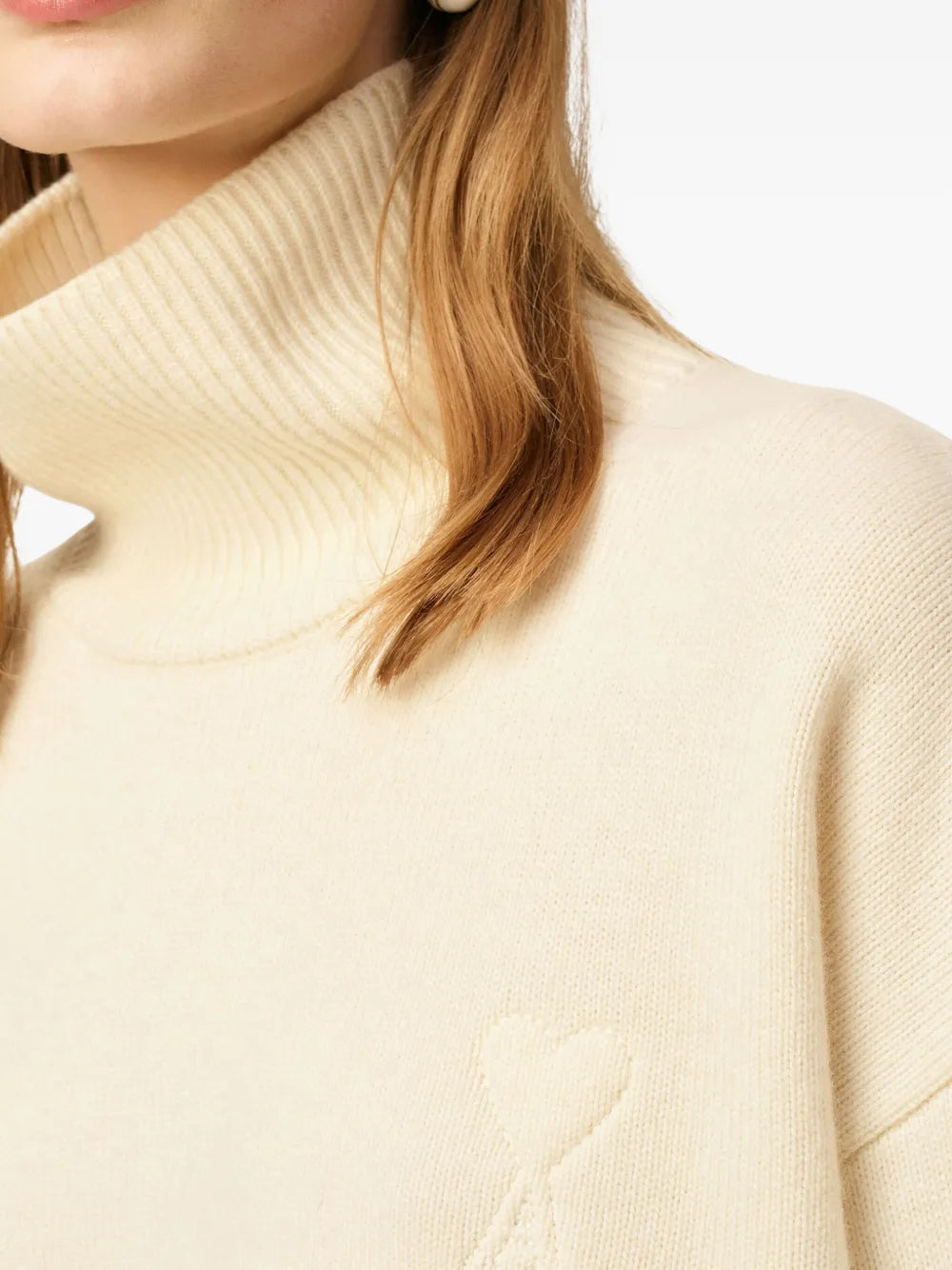 Ami de coeur Roll Neck Sweater