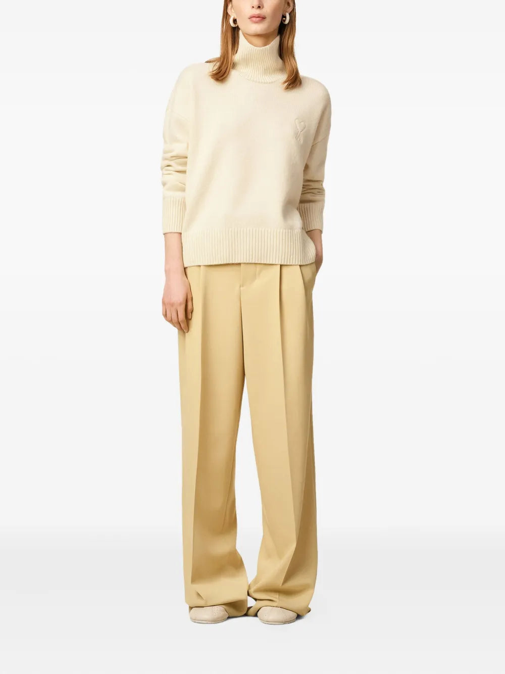 Ami de coeur Roll Neck Sweater