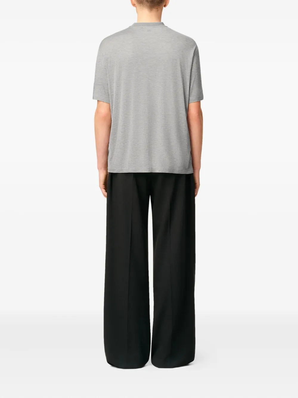 Brodé T-Shirt Cinzento