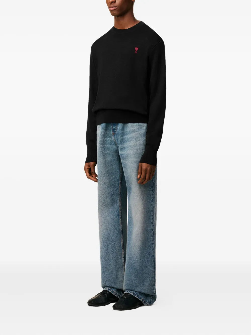 AMI de Coeur Black Sweater