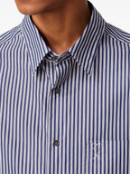 Image of Striped Shirt by Ami PARIS for Unisex - Season Autumn-Winter 2025 - Model view 4