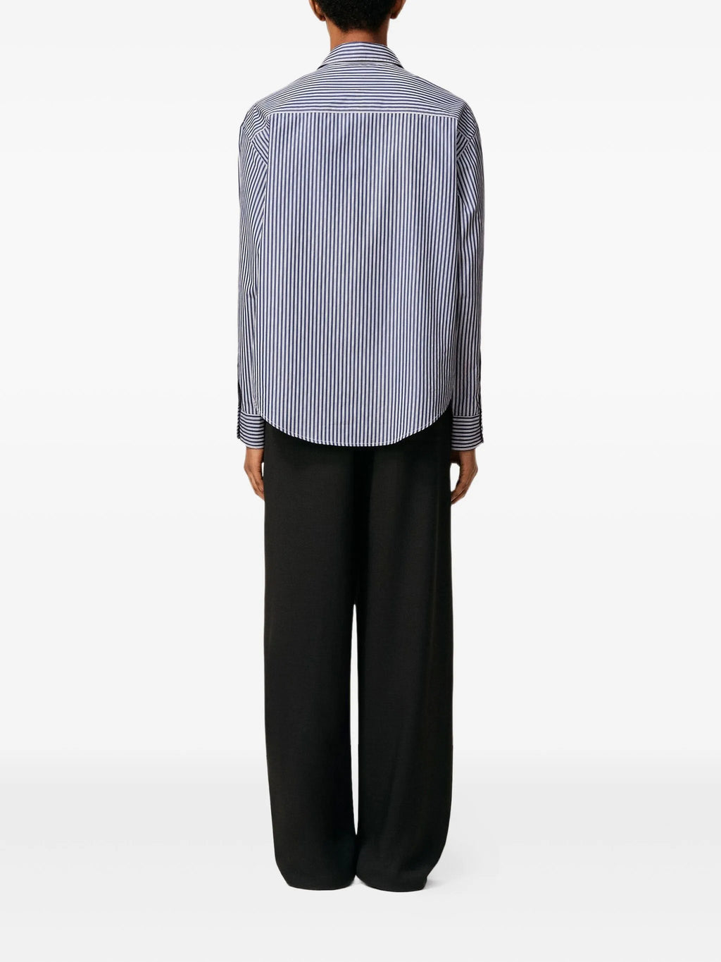 Image of Striped Shirt by Ami PARIS for Unisex - Season Autumn-Winter 2025 - Model view 1