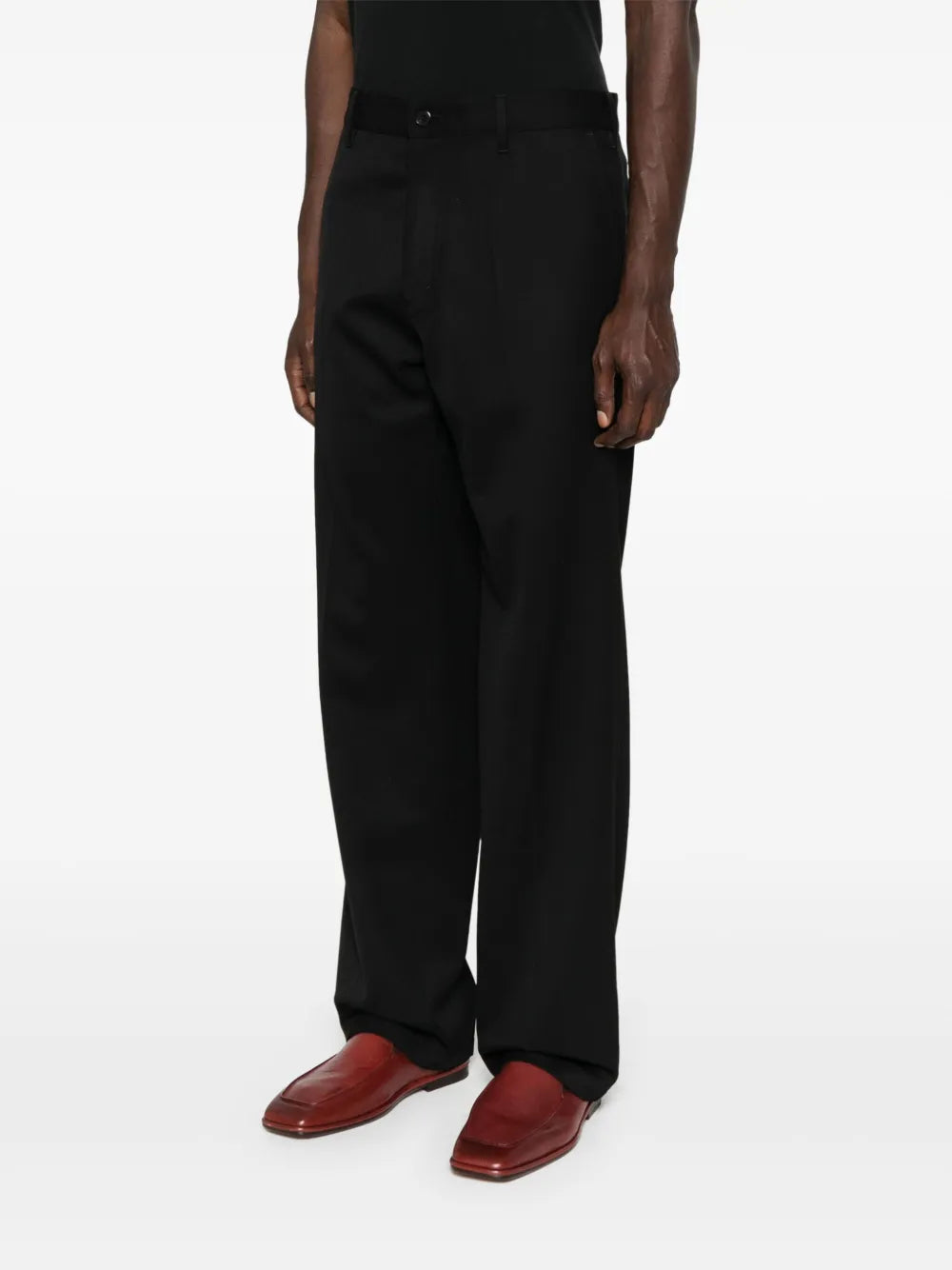 Prada Black Wool Trousers - Men | WE IN STYLE