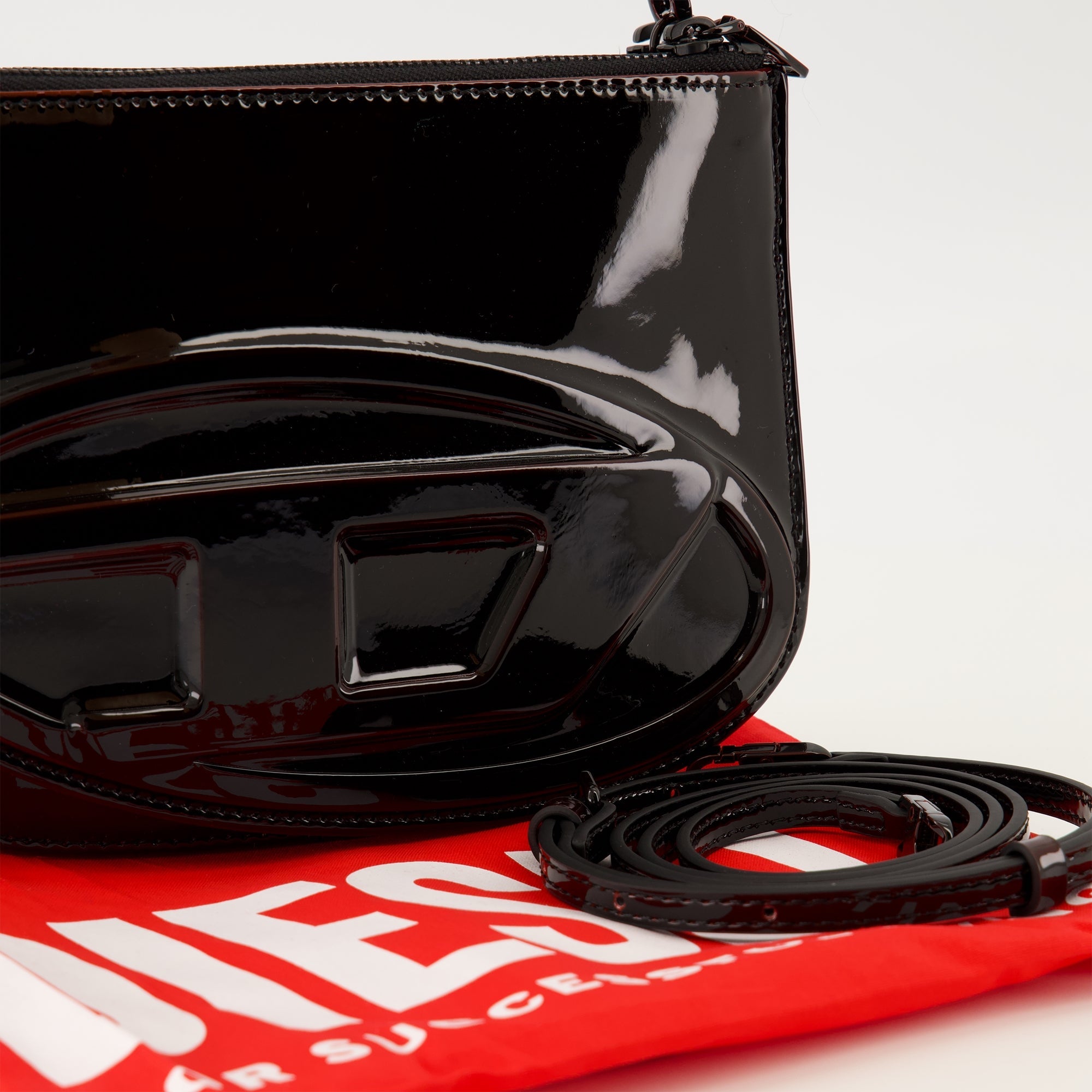 Diesel bag, 1DR Twin, black bag, polyurethane bag, Autumn-Winter 2025