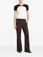 Image of Contrast T-Shirt by Courrèges for Men - Season Autumn-Winter 2025 - Model view 1