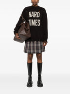 Image of Check Wool Kilt by Burberry for Women - Season Autumn-Winter 2025 - Model view 1
