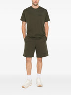 Bild der kaki Baumwollshorts von Givenchy für Männer - Saison Herbst-Winter 2025 - Rückansicht