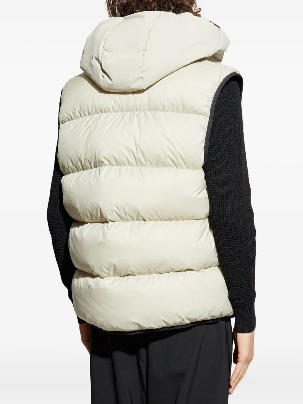 Moncler Guersac vest, beige down vest, luxury outerwear, men's vest, Autumn-Winter collection