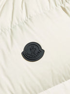 Image of Guersac Beige Down Vest by Moncler for Men - Season Autumn-Winter 2025 - Detail View 7