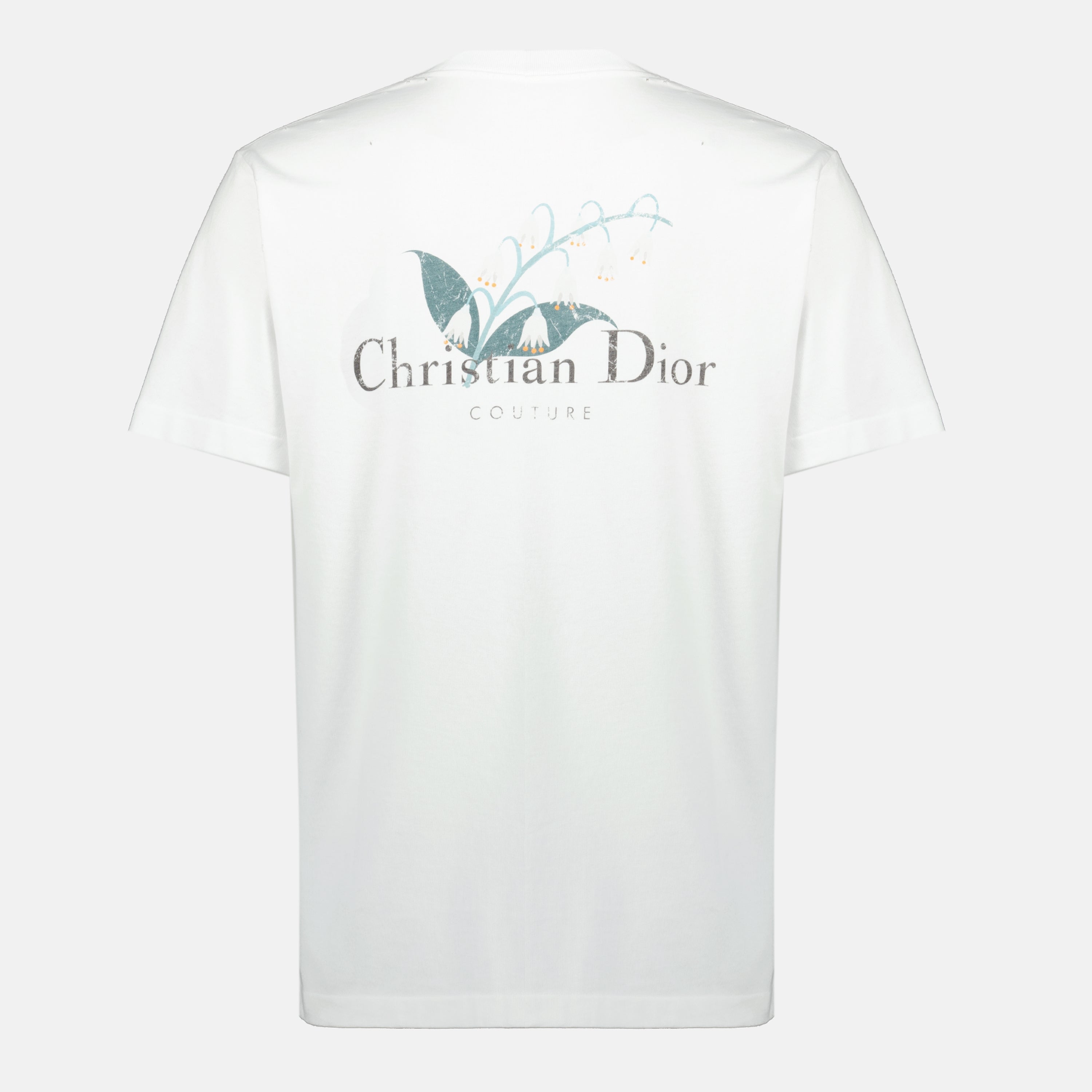 Dior T-Shirt, Muguet collection, cotton T-shirt, printed logo, Christian Dior Couture