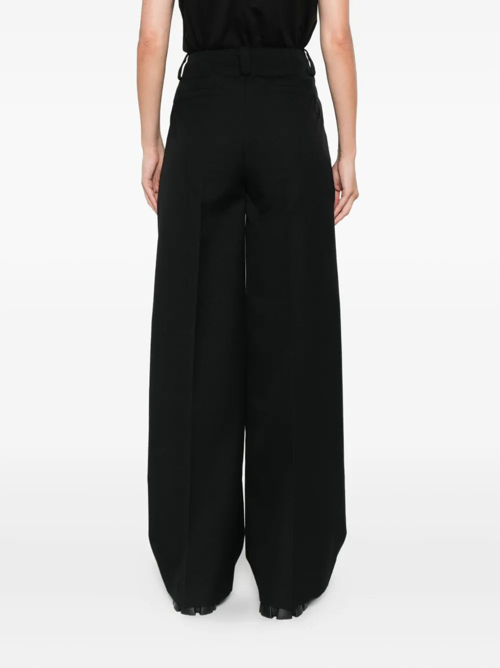 Moncler trousers, wool trousers, Autumn-Winter 2025, black trousers, designer pants