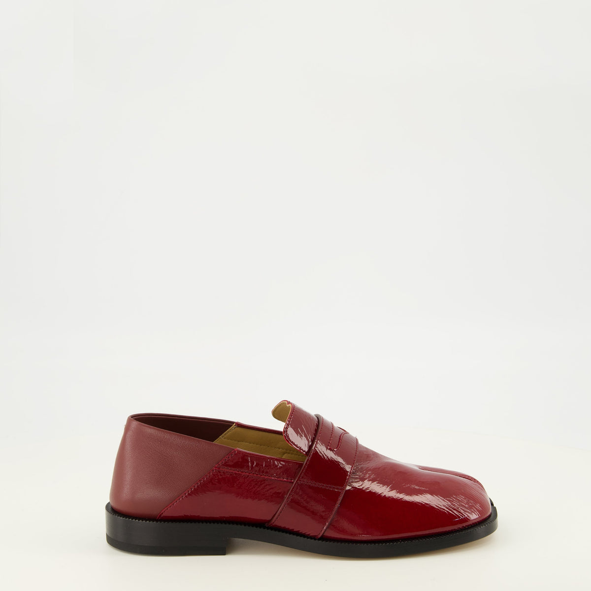 mocassins tabi rouge