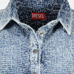 Image of de-easy Denim Shirt by Diesel for Women - Season Spring-Summer 2026 - Detail View 1