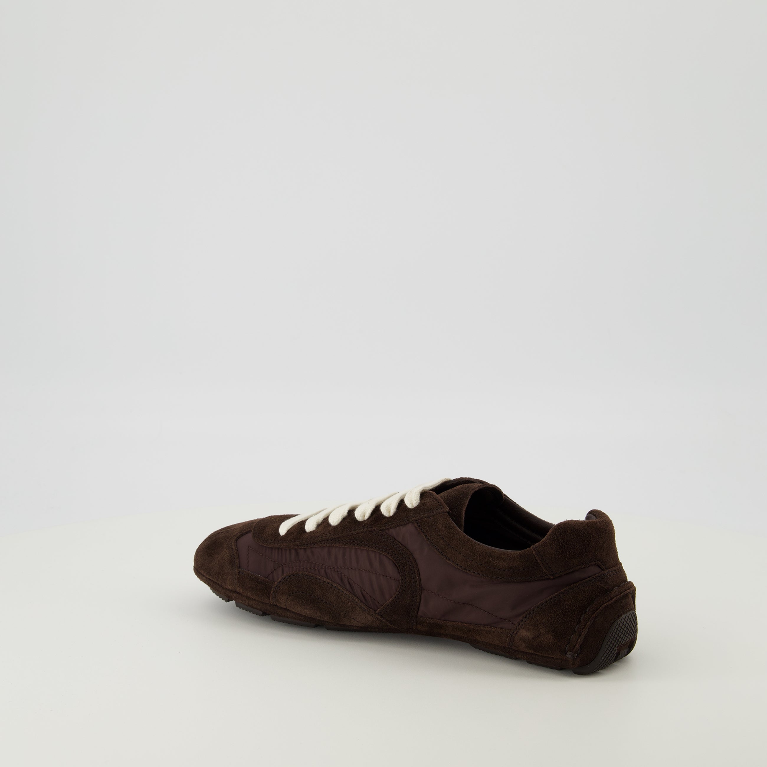 Montecarlo Brown Sneakers - Prada | WE IN STYLE