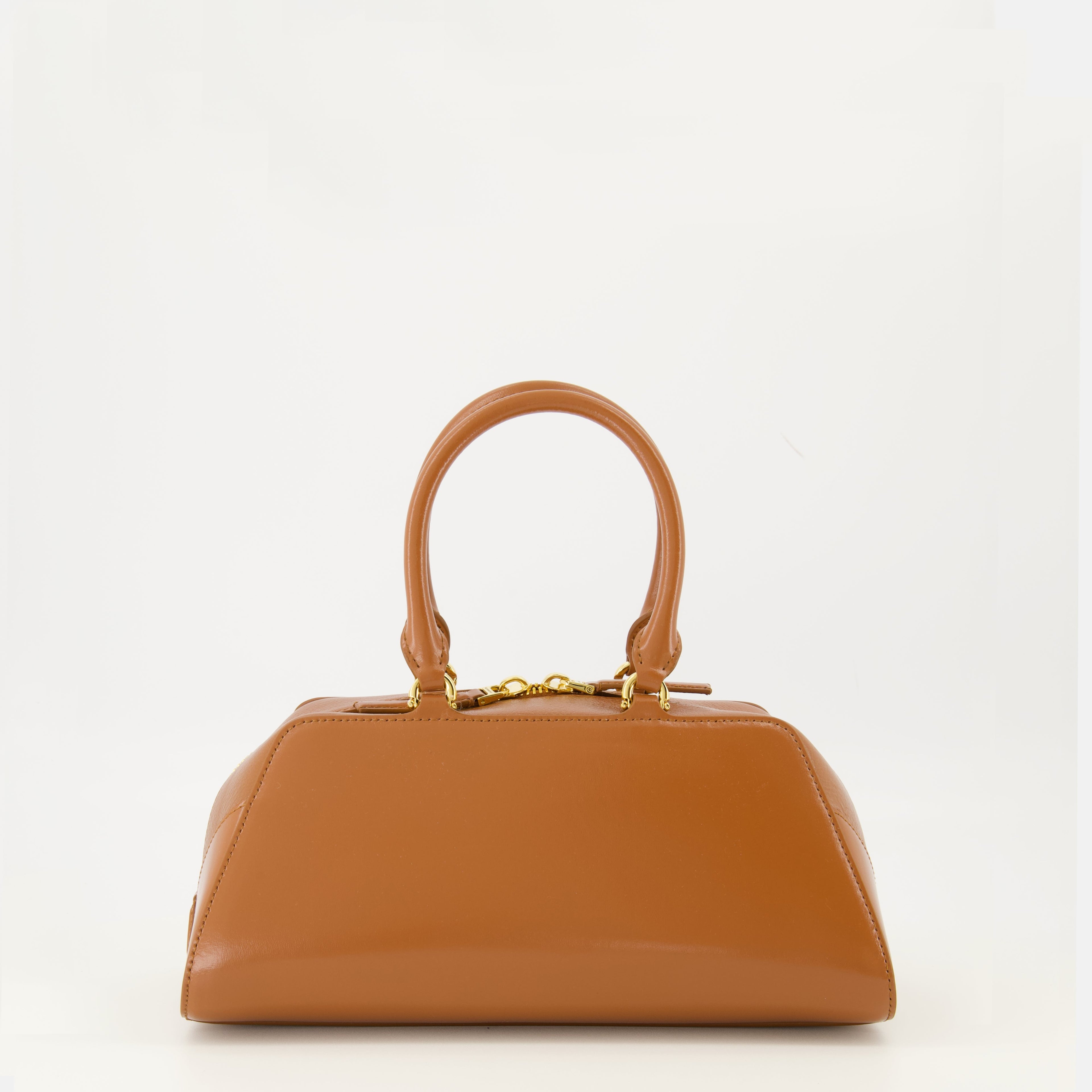 Givenchy Antigona Bag, East-West Handbag, Brown Leather Bag, Designer Handbag, Luxury Accessories