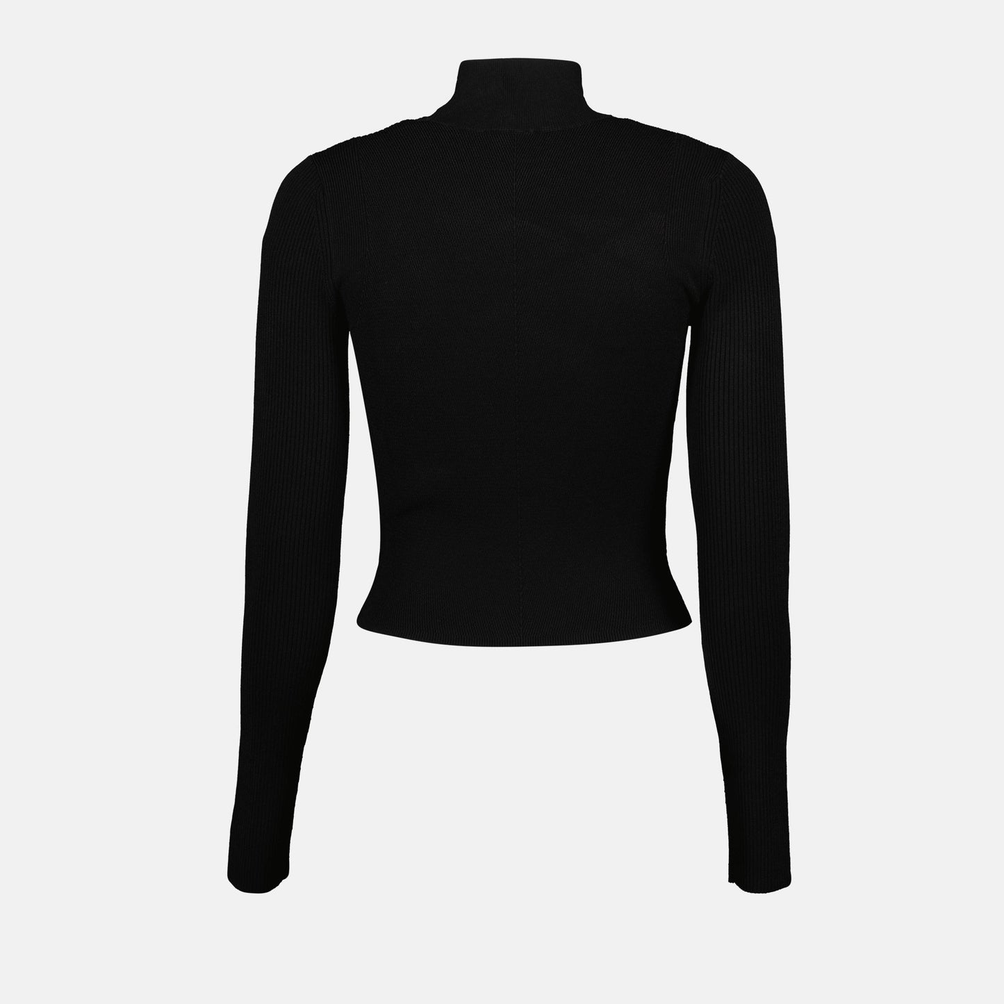 Ribbed Knit, Turtleneck Sweater, Black Sweater, Diesel 2024, Women's Fashion