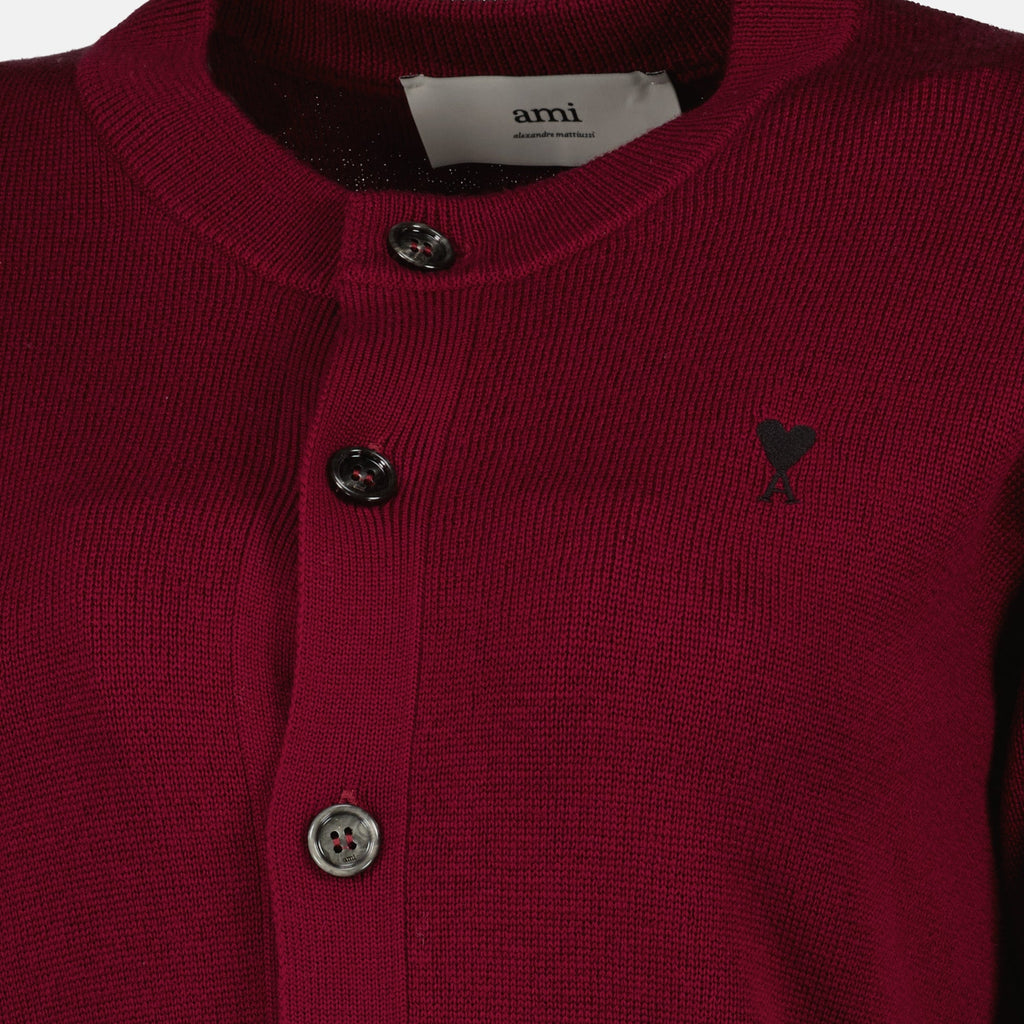 bordeaux cardigan ami de coeur we in style ami paris women 15586452046204