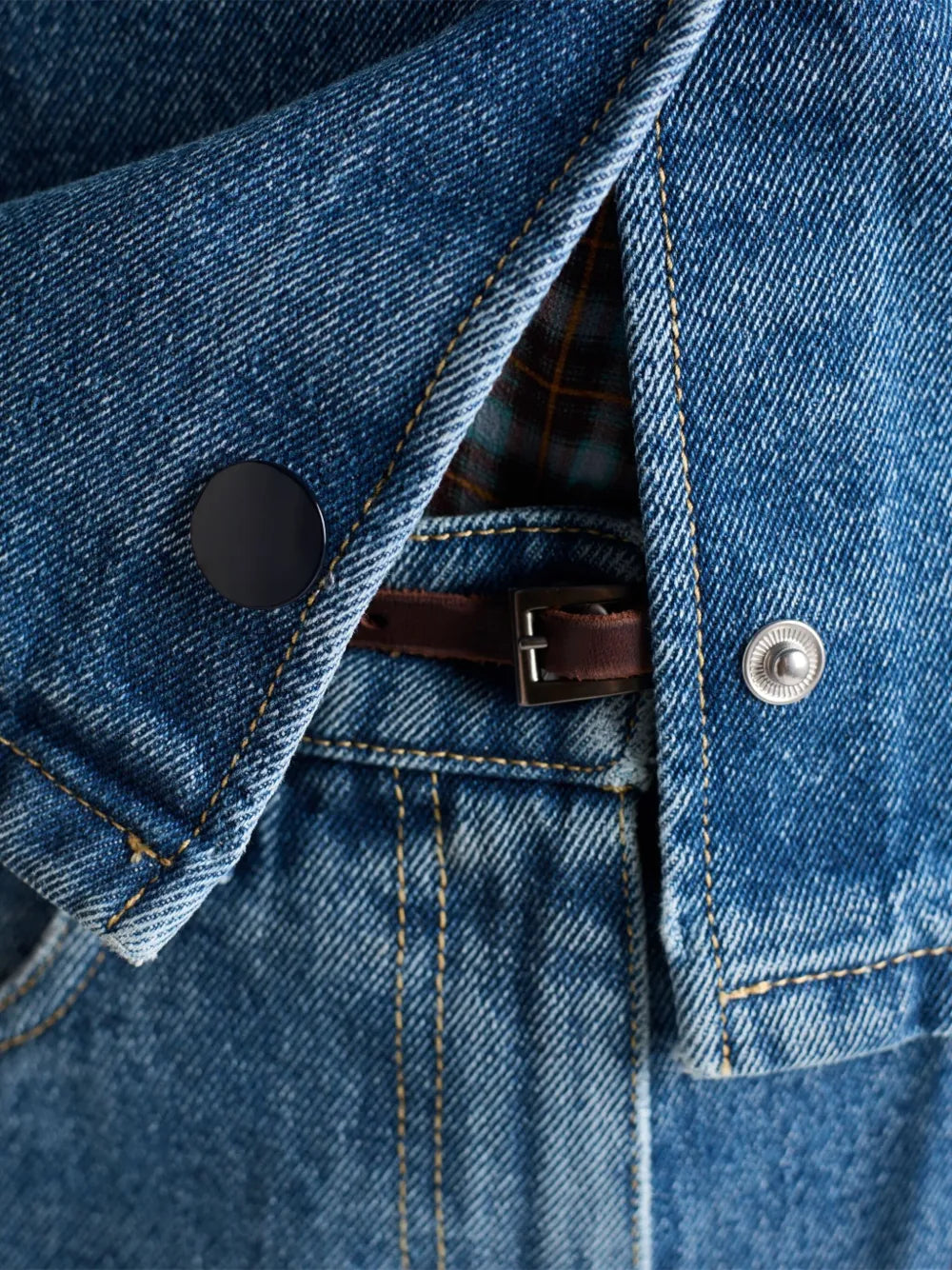 Blue Denim Short Shirt