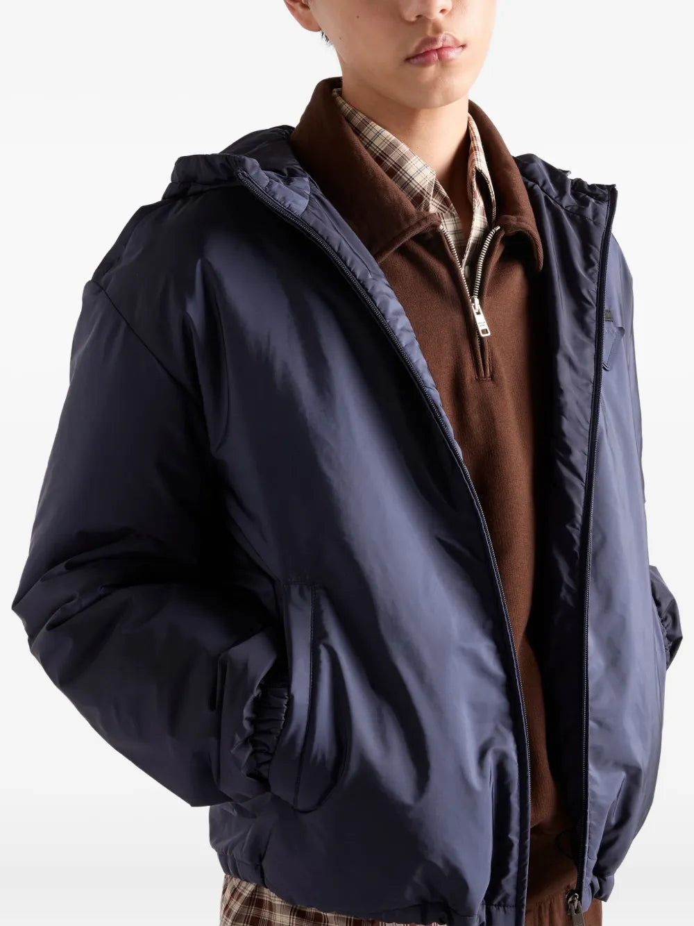 Chaqueta con cremallera de Re-nylon