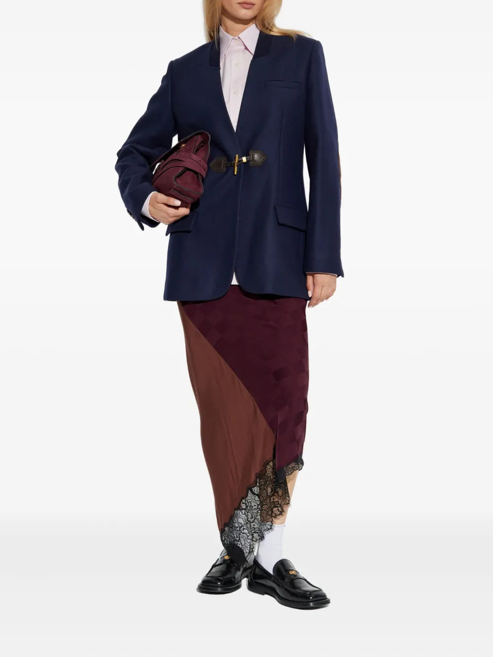Moschino Navy Wool Blazer
