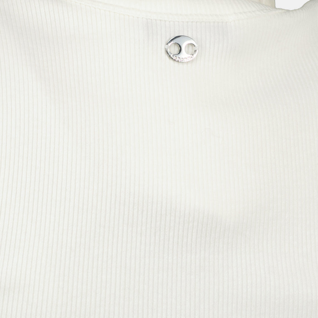 Weißes Baumwoll-Top