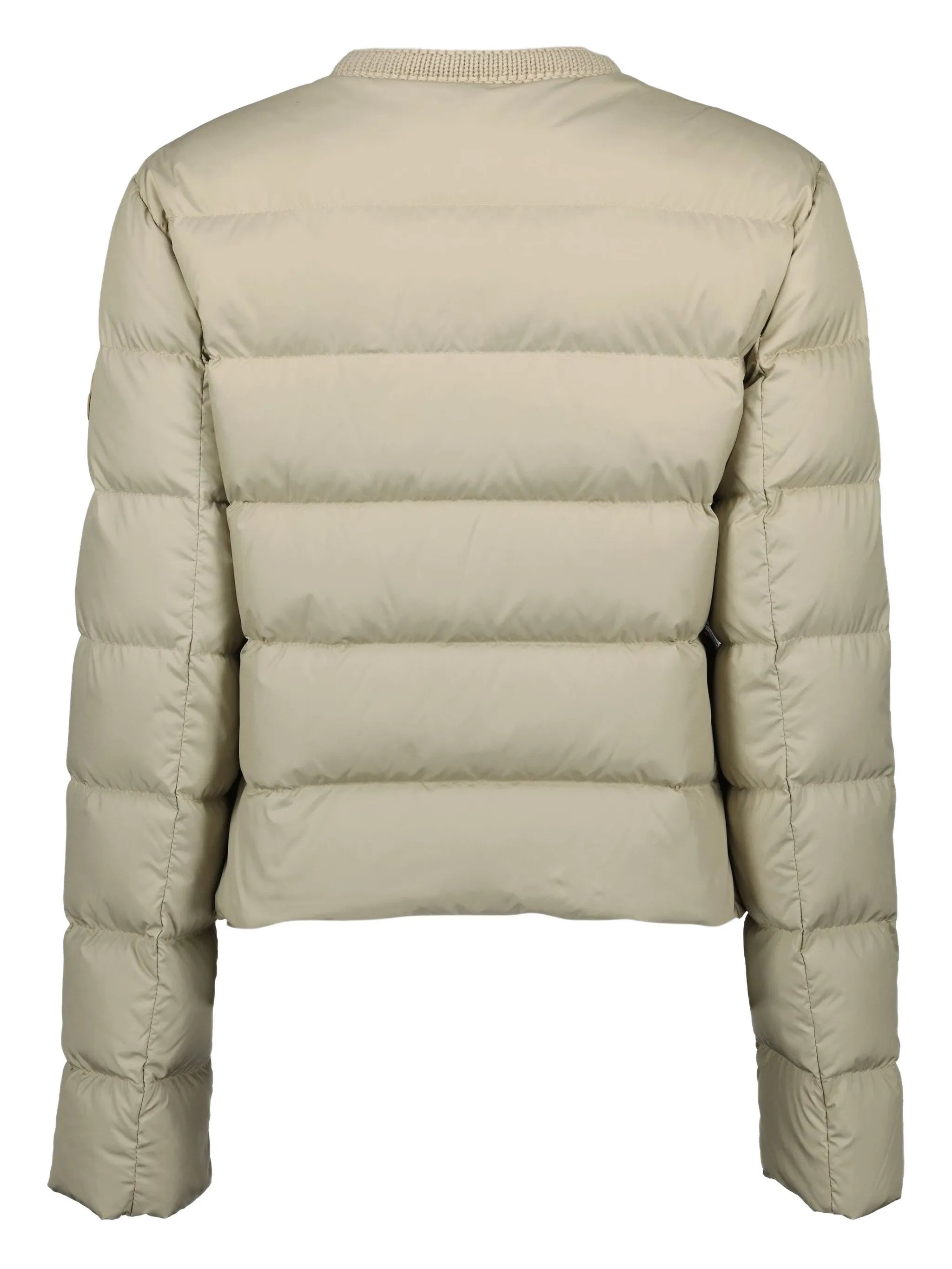 Image de la doudoune beige Mauvezin de Moncler pour femmes - Saison Automne-Hiver 2025 - Modèle vue 1