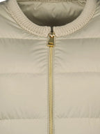 Image of Mauvezin Beige Down Jacket by Moncler for Women - Season Autumn-Winter 2025 - Model view 4