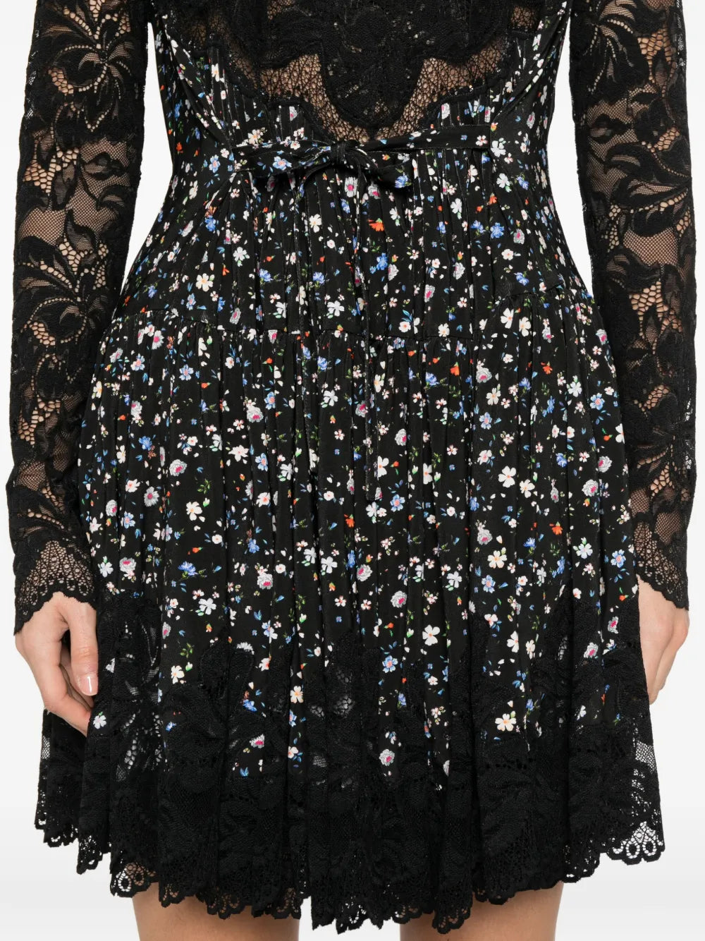 Floral Lace Short Dress