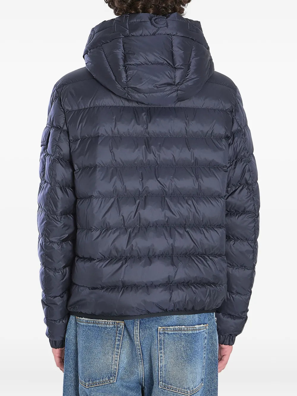 Image of Doudoune Najan Bleu Marine by Moncler for Men - Season Autumn-Winter 2025 - Model view 3