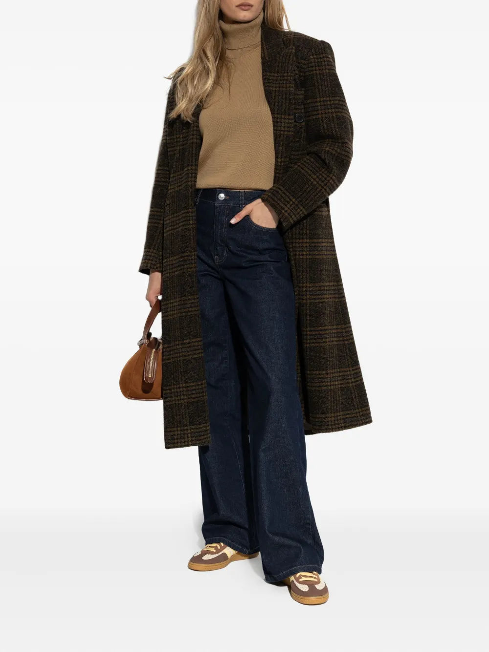 Maglione Brown a Collo Alto