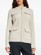 Bi-Material Wool Jacket