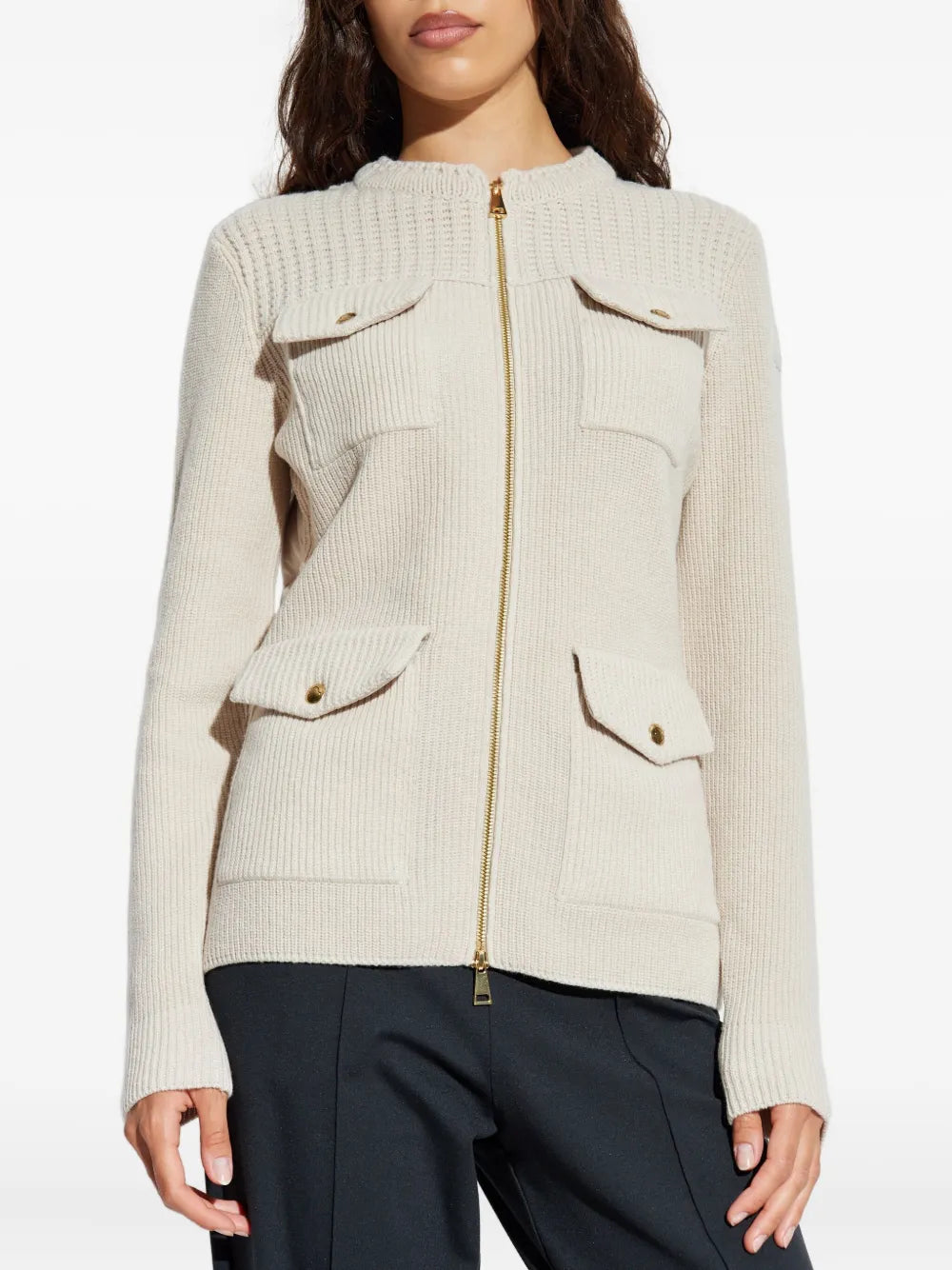 Bi-Material Wool Jacket